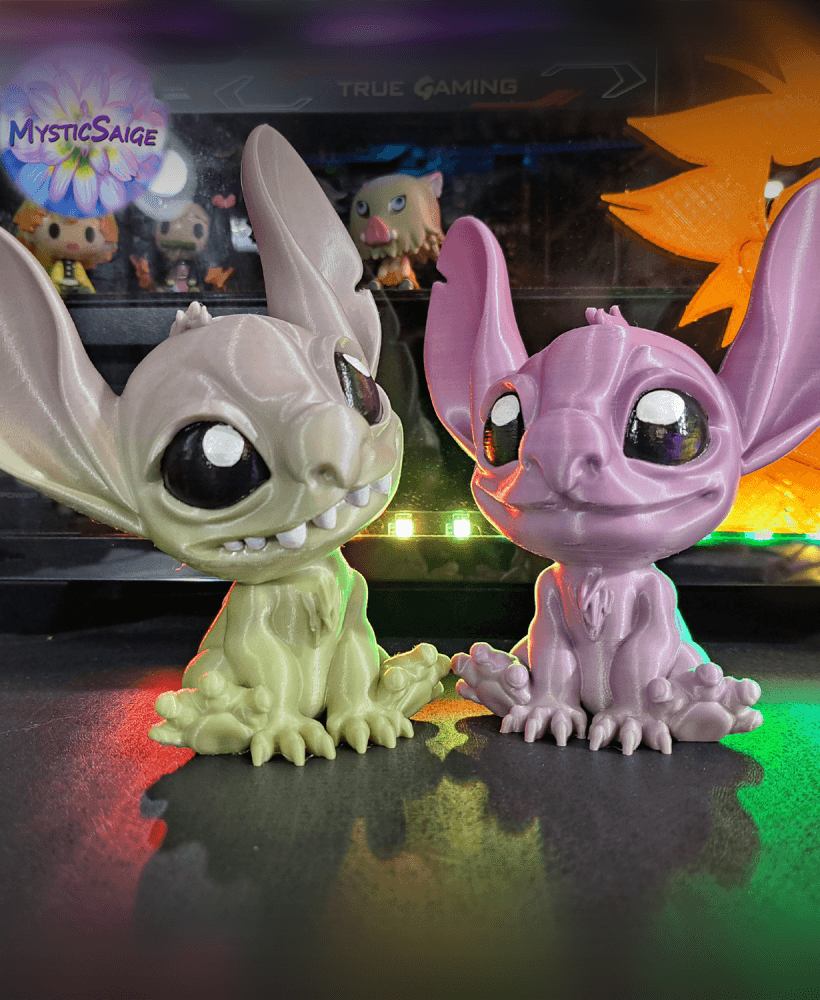 Stitch Versions 1-7 - Extra Model 3d model