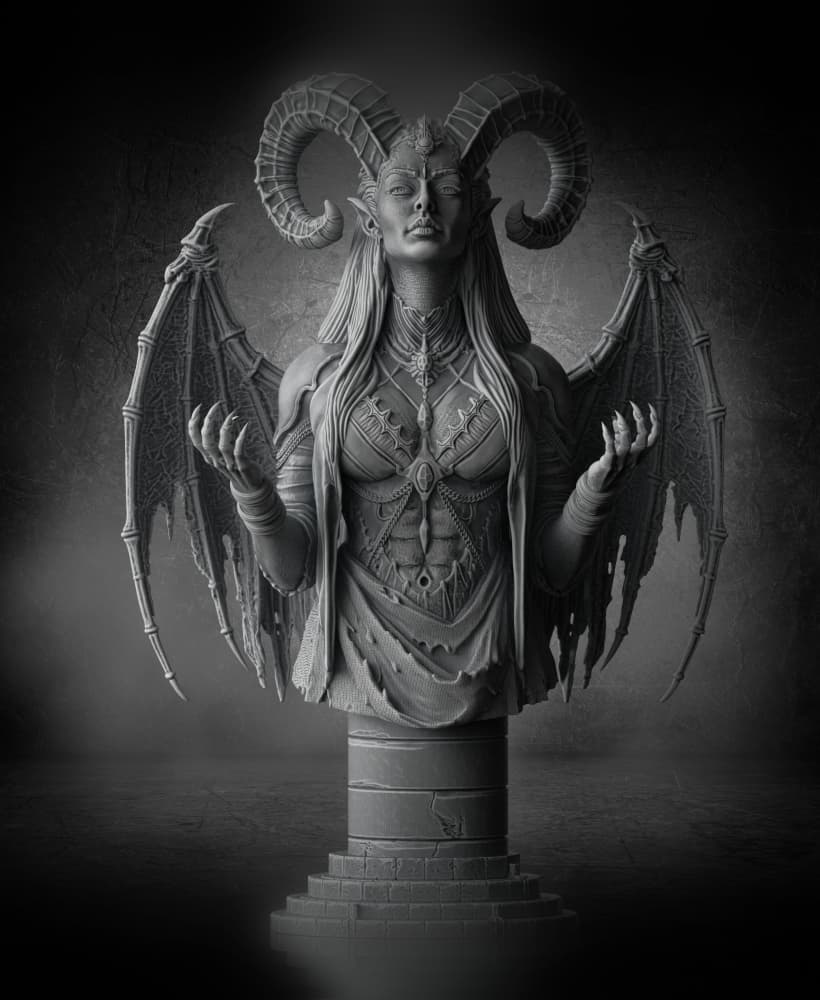 Succubus (Pre-Supported) 3d model