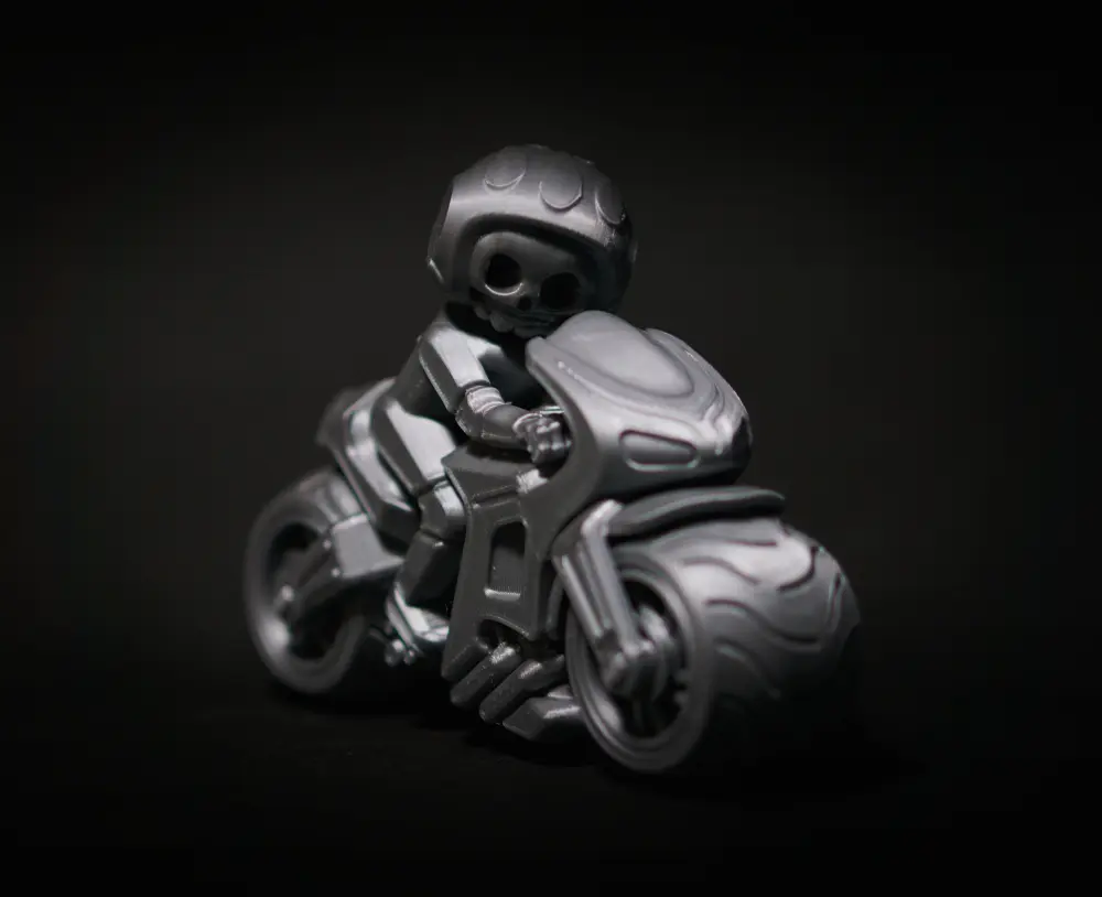 Skull Rider - Print in place 3d model