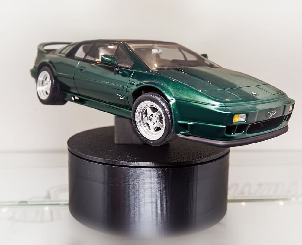 DIY - Motorized Rotating Turntable Stand, 3d Printed 3d model