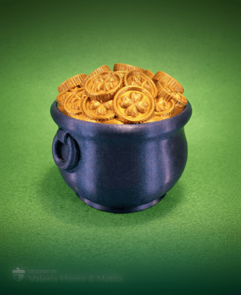 Pot of Gold Container, St. Patrick’s Day 3d model