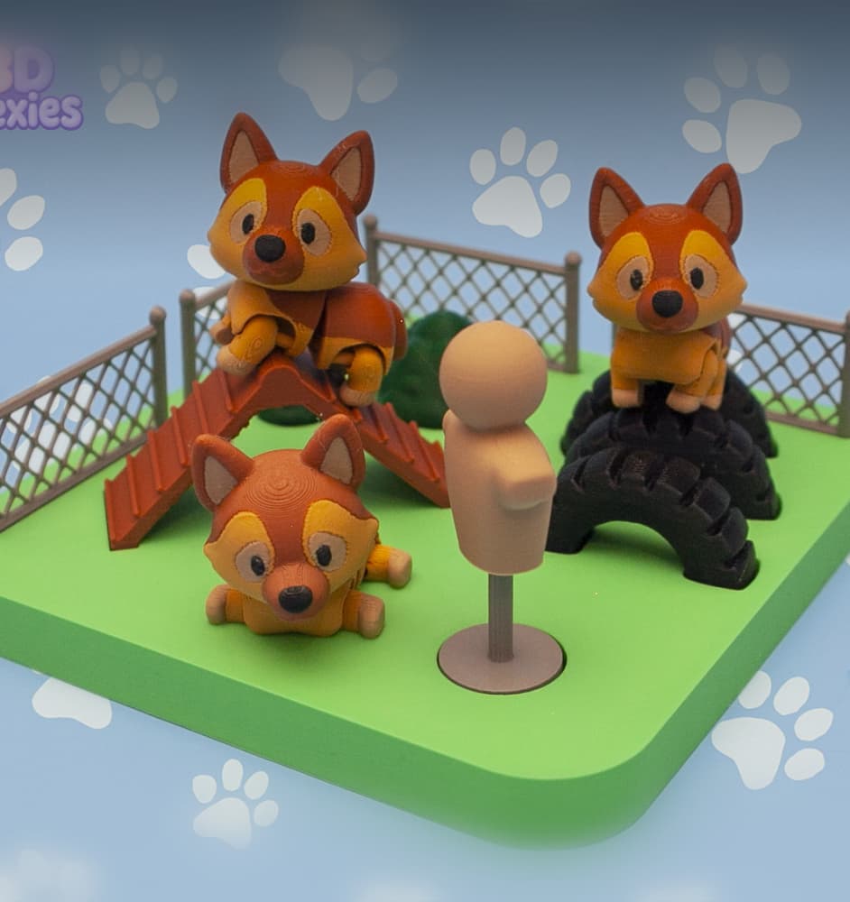 German Shepherd Training Grounds 3d model