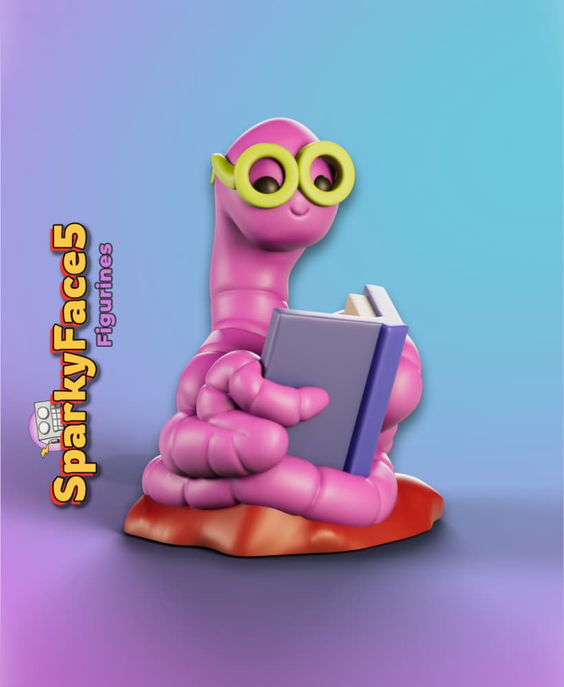 BookWorm - Reginald 3d model