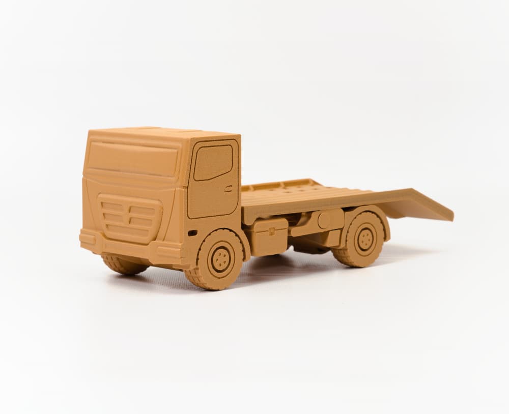 Flatbed Truck - Print in place 3d model
