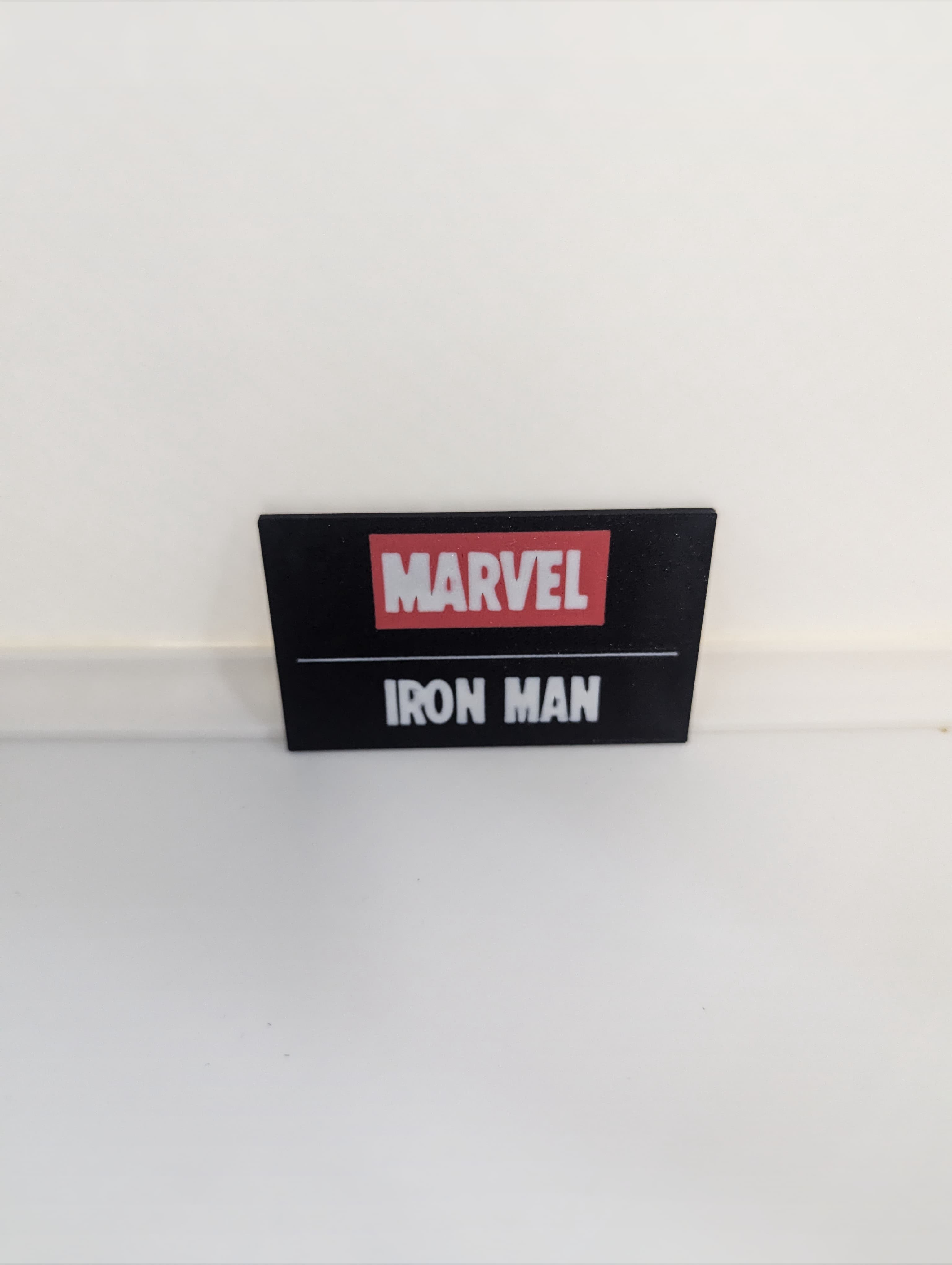 Iron Man Multicolor Nameplates 3d model