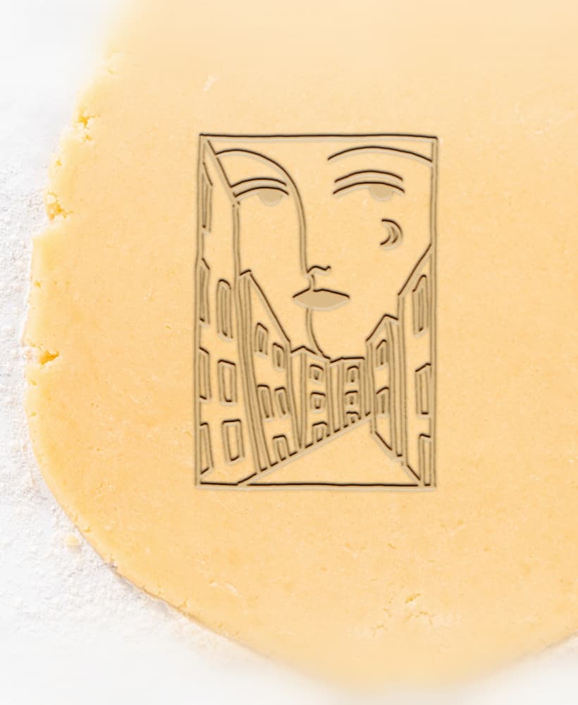 Moon Woman Cookie Cutter, Biscuit Cutter 3d model
