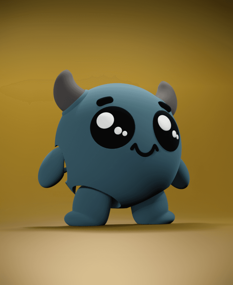 Bob - Little Monster Flexi 3d model