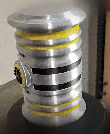 Cracked Fallout FEV Canister - Fallout 3 3d model