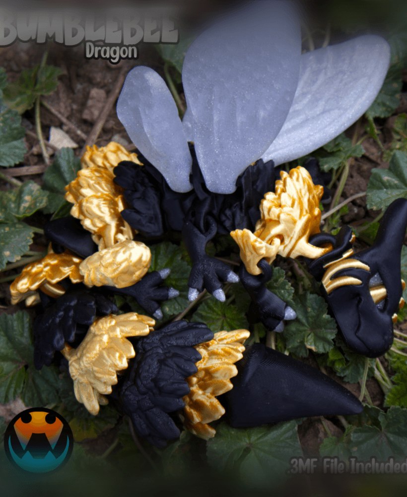 Bumblebee Dragon 3d model