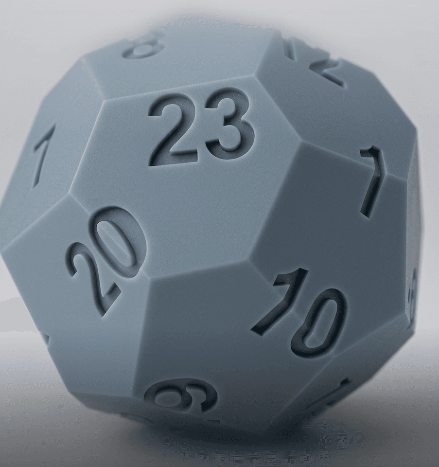 Dice d23 3d model