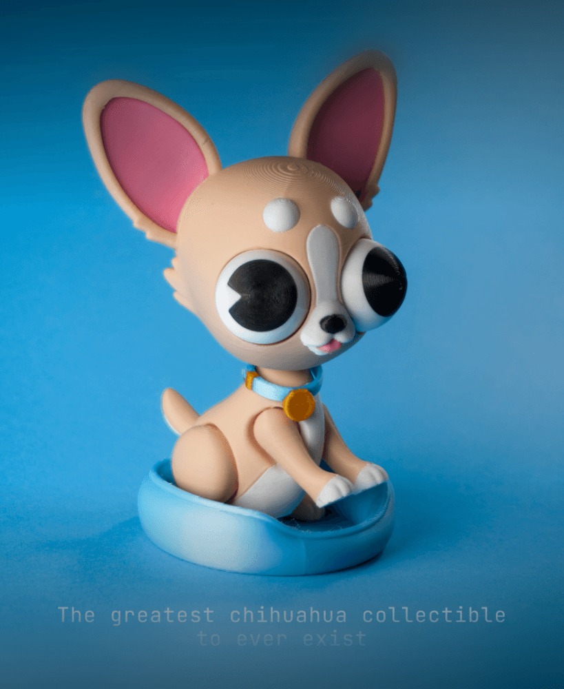 Chucho the Chihuahua - Collectible toy 3d model