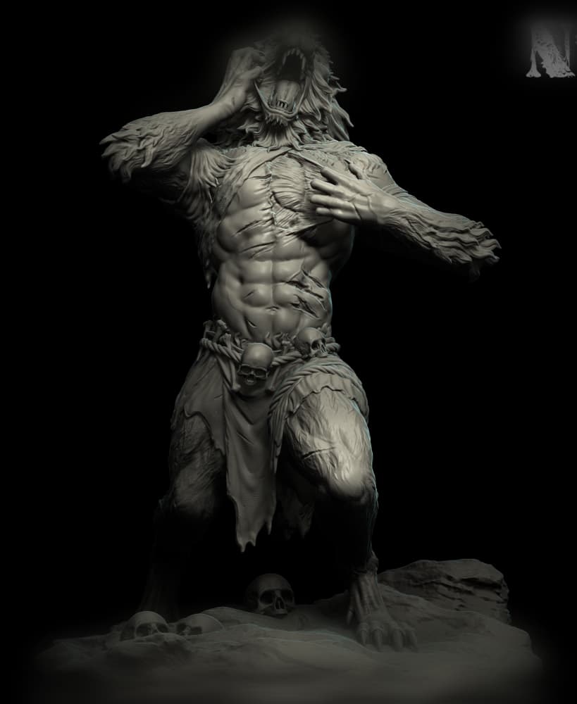 FREE Werewolf 3d model