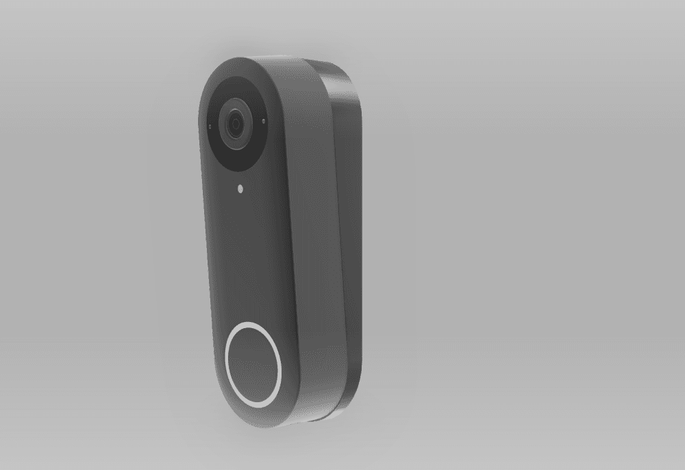 Reolink Doorbell (Wired - POE) - 5/10 Degree Tilt Down Mount 3d model