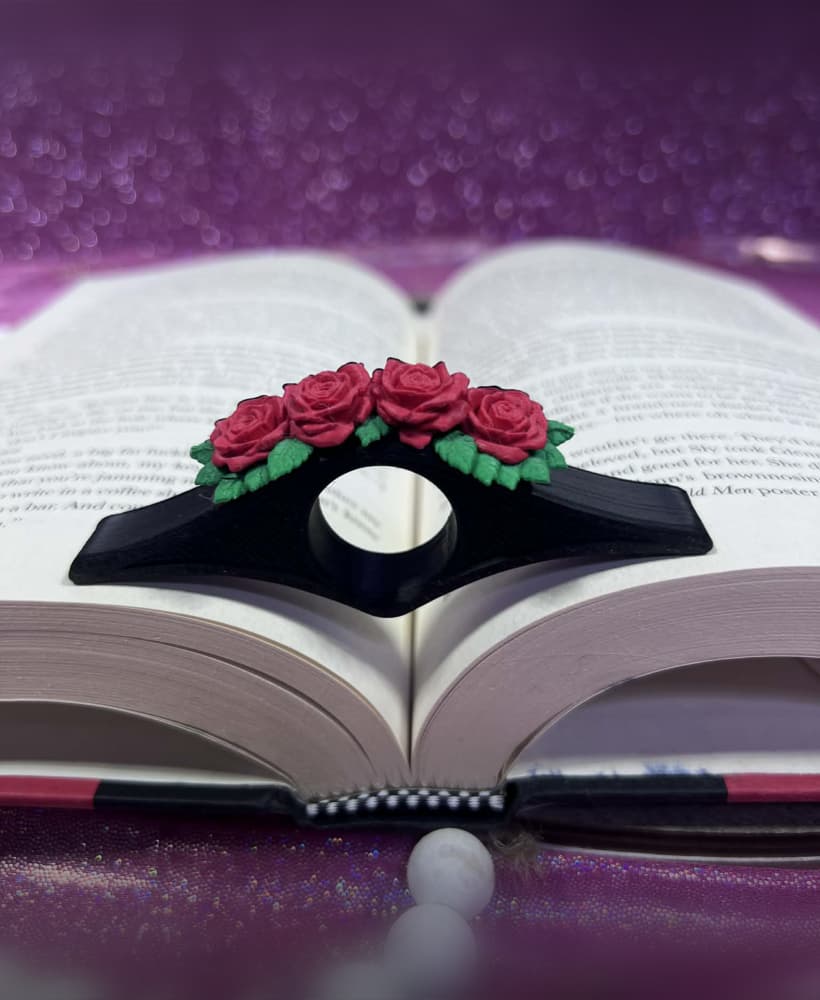 Rose Page Holder 3d model