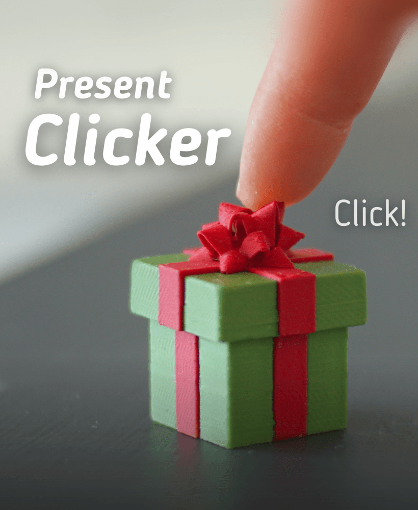 Present Clicker - Ludo toy - Fidget toy 3d model