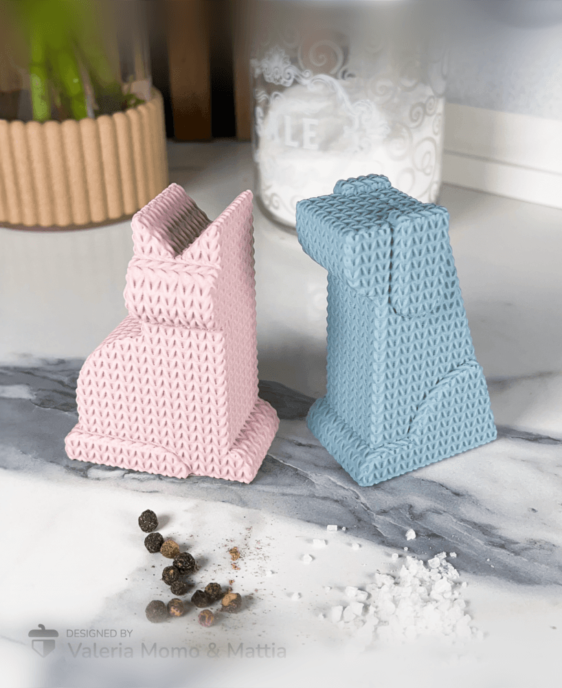 Paw Seasons β Salt & Pepper Set 3d model