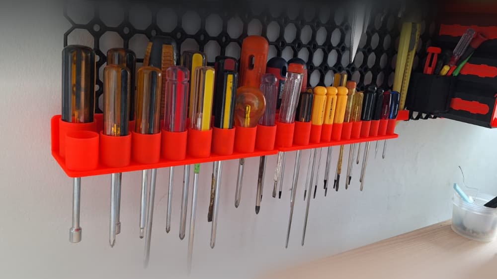 Multiboard screwdrivers holders 3d model