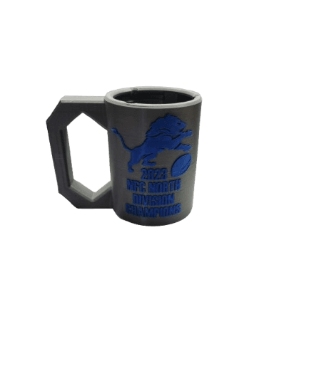 Lions Football Koozie Kit 3d model