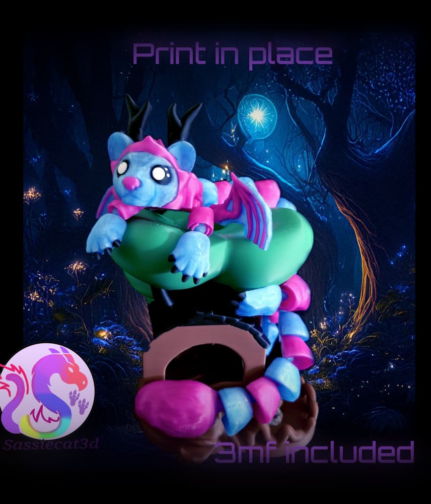 Forest Spirit Build-a-Dragon (Personal Use) 3d model