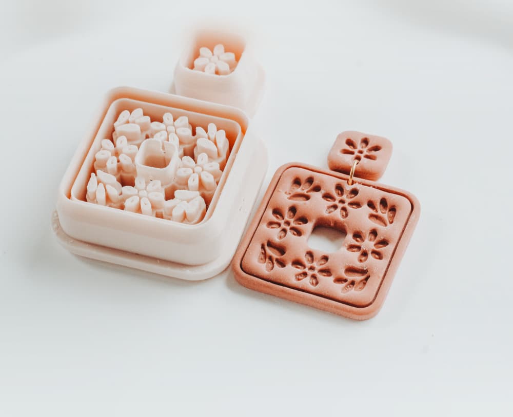 Spanish Pattern Clay Cutter Set 3d model