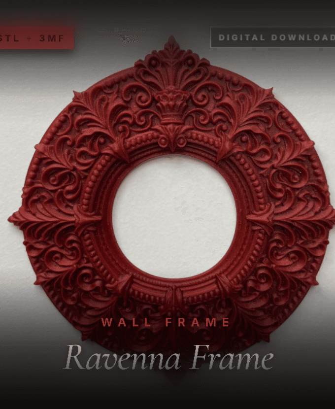 Ravenna Wall Frame Victorian Gothic Wall Decor Dark Academia 3d model
