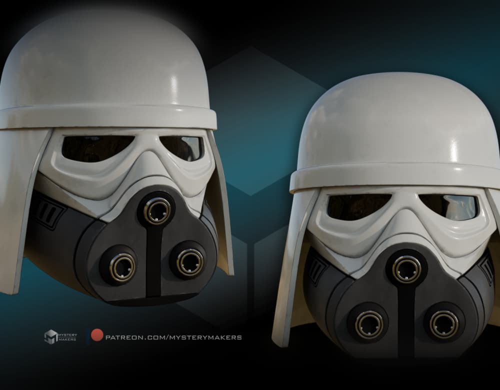 Imperial Remnant Snowtrooper helmet 3d model