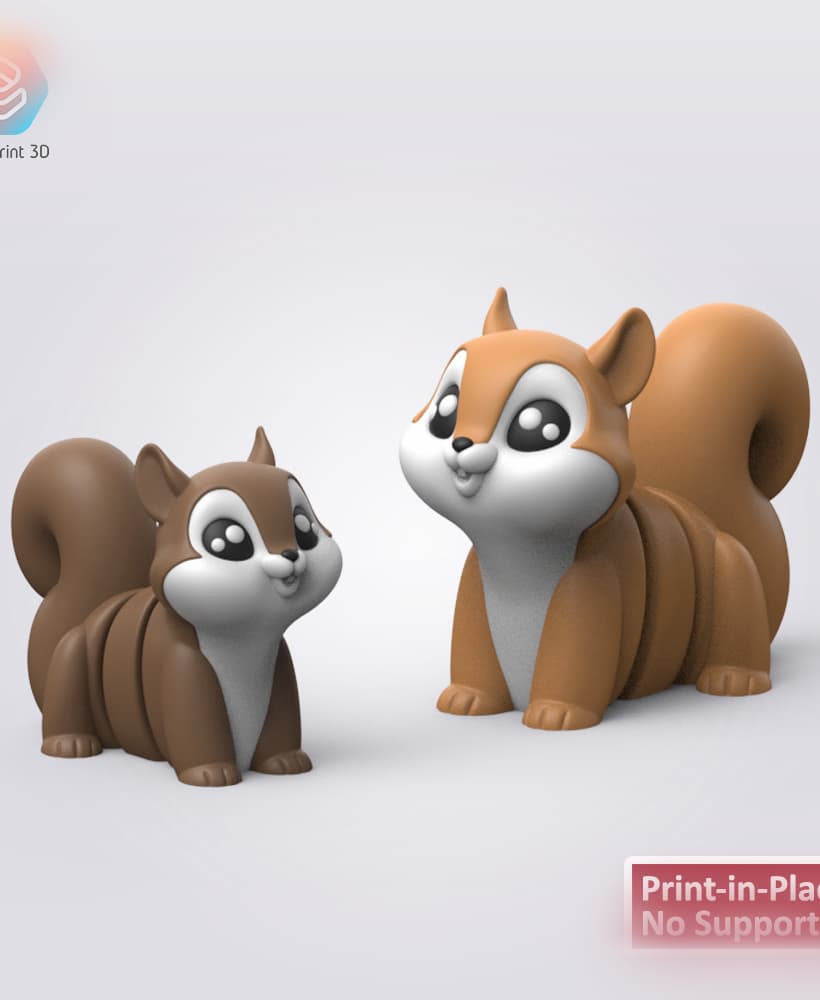 Flexi Squirrel 3d model