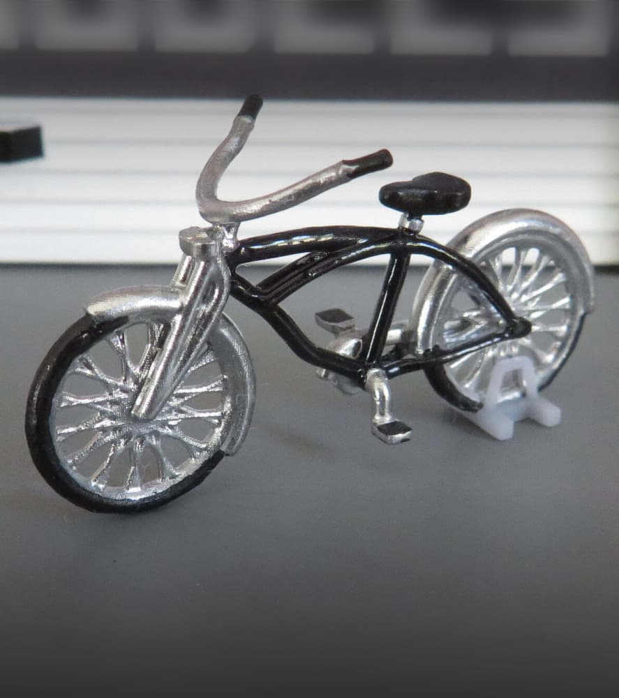Beach cruiser bicycle 3d model