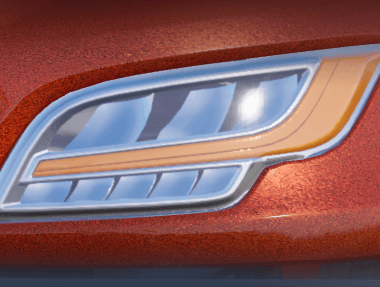 International MV LED headlights 3d model