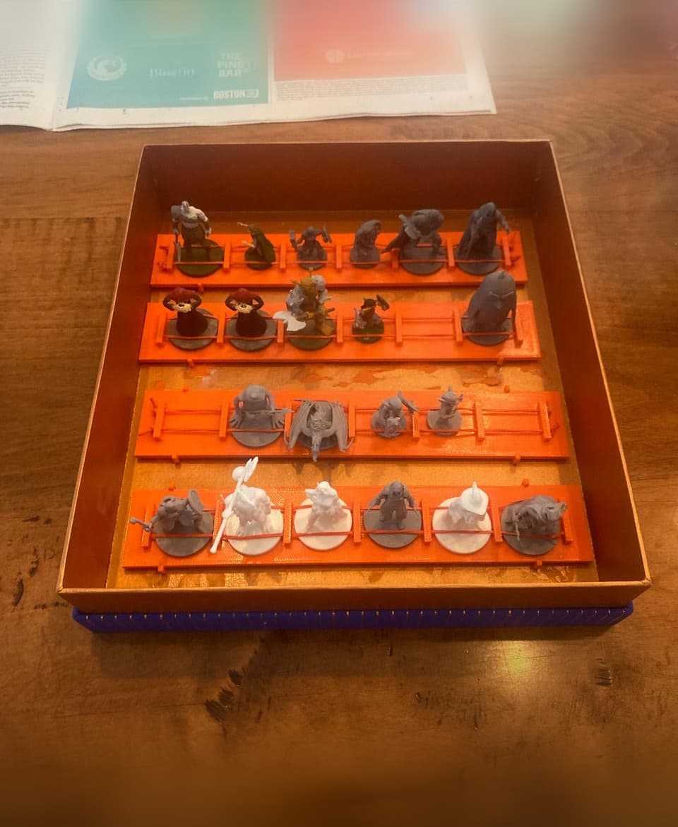 DnD mini holder 3d model