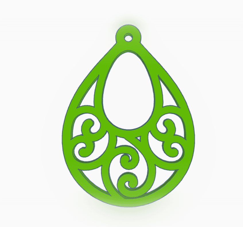 Statement Earring 5.stl 3d model