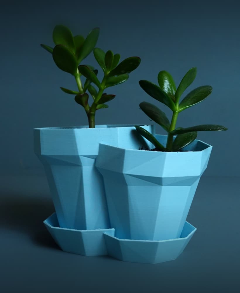 Planter “Double Glitch” 3d model