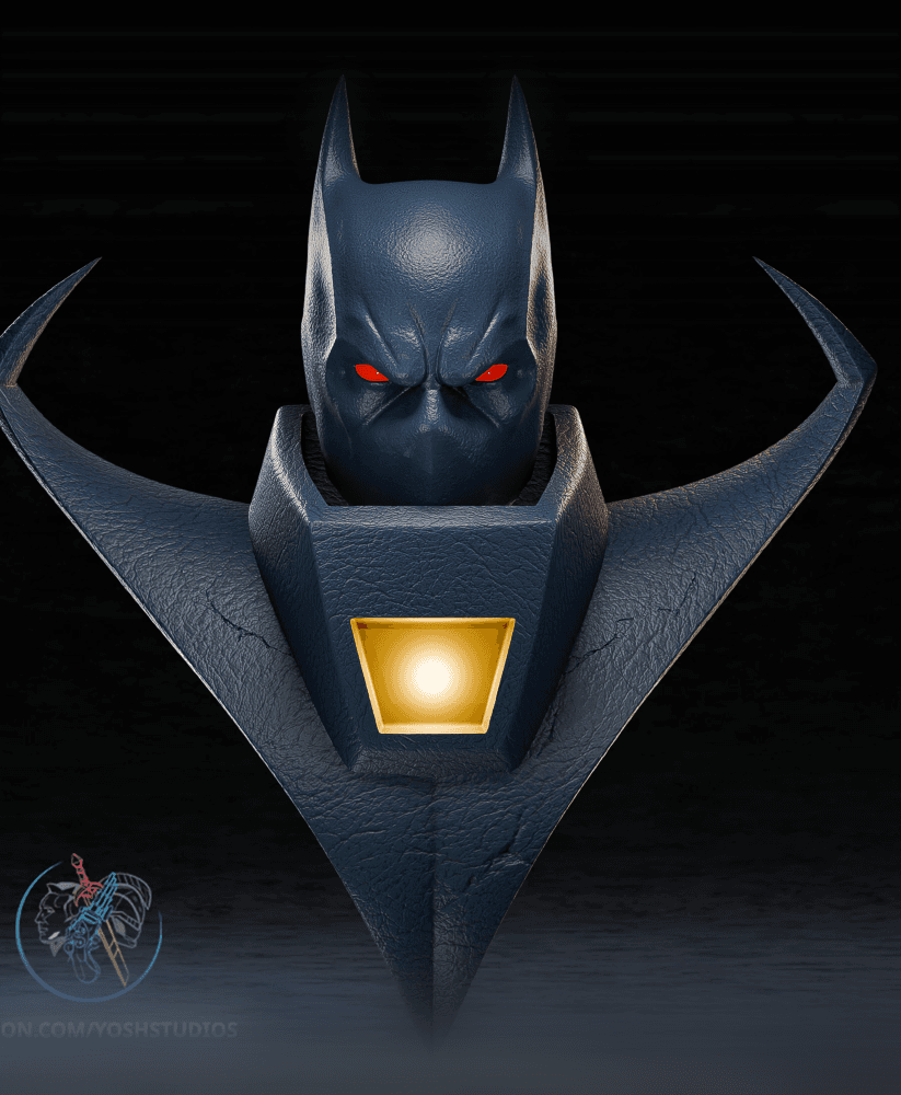 Detective Knightfall Mask 3D Printer STL File 3d model