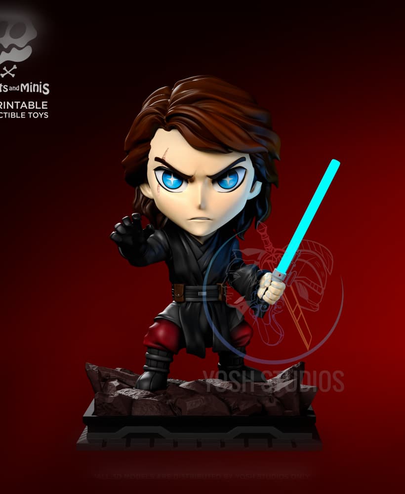 Anakin Skywalker Mini 3D Printer STL 3d model