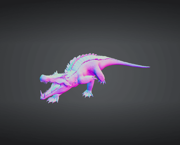 KAPROSUCHUS 3d model