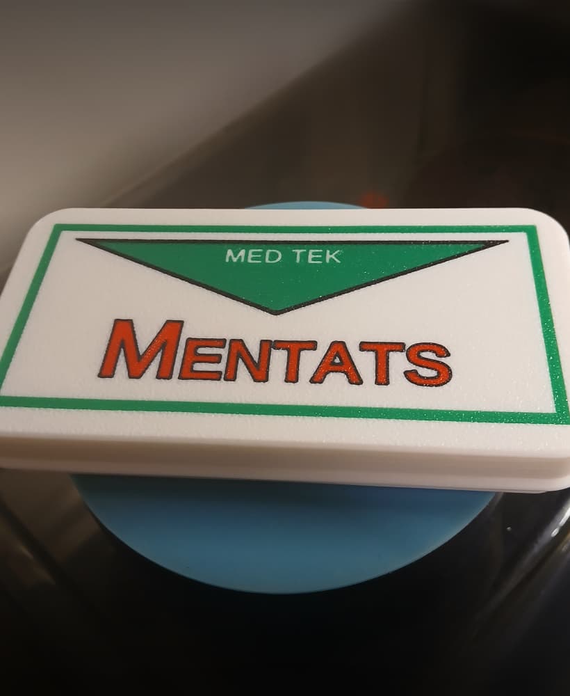 Fallout MED-TEK Mentats Container 3d model