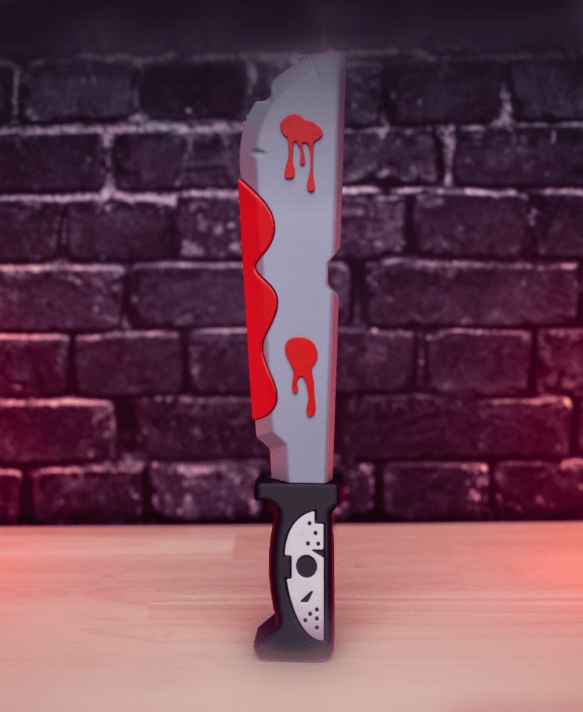 Jason's Machete - Knife Kit (No AMS, No Support, No Glue) 3d model