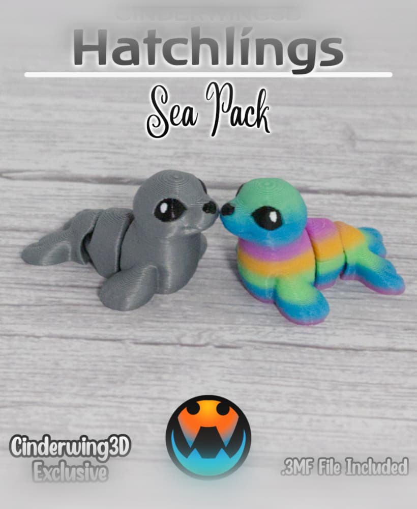 Seal - Cinder Hatchling 3d model