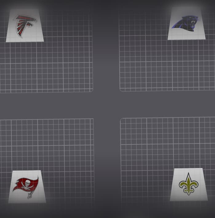 NFC South Torso Inserts.3mf 3d model