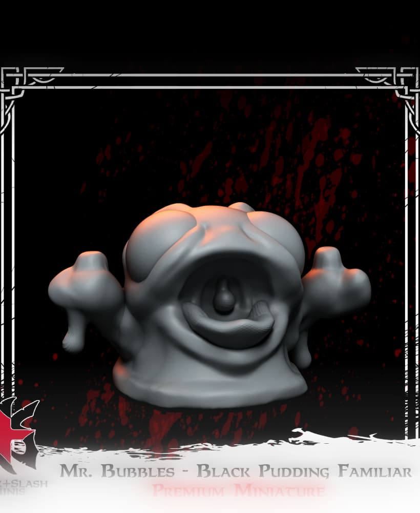 Mr. Bubbles - Pudding Familiar 3d model