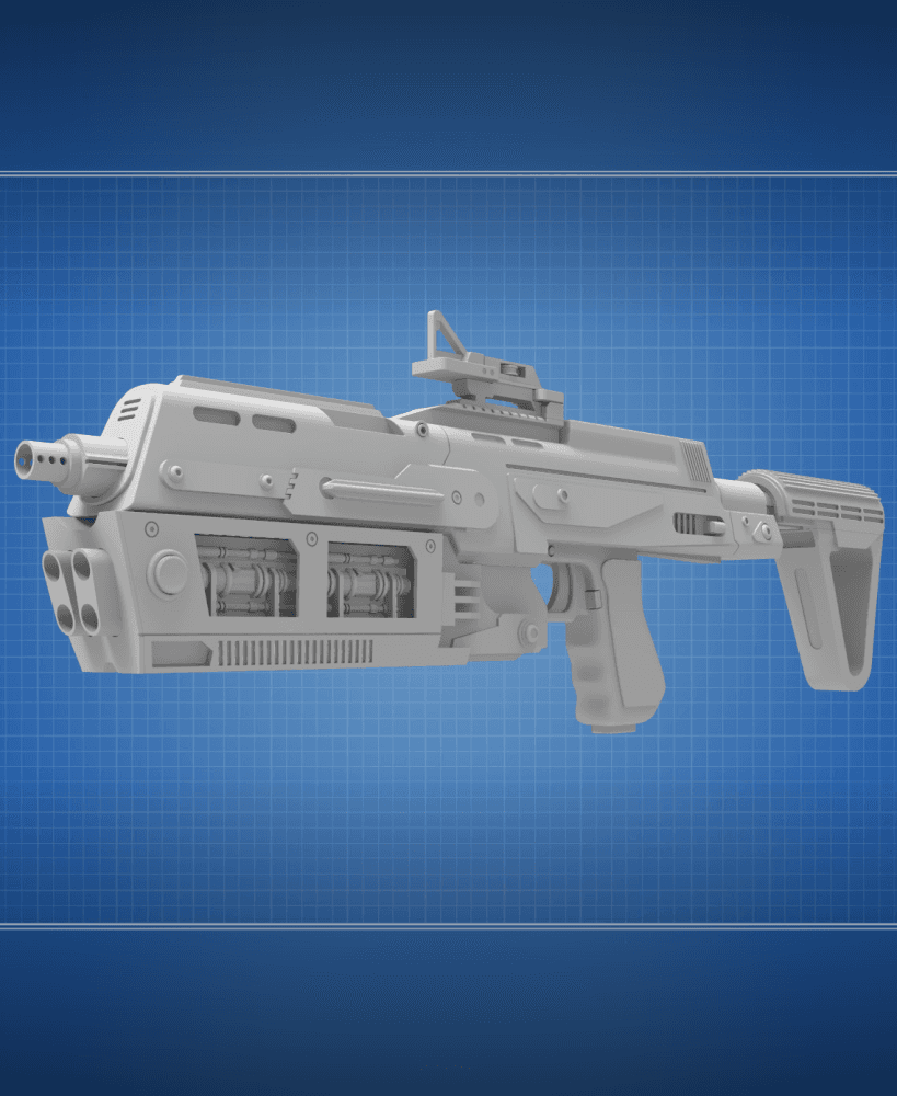 Sith Troopers' W48 Blaster - Battlefront 2 3d model