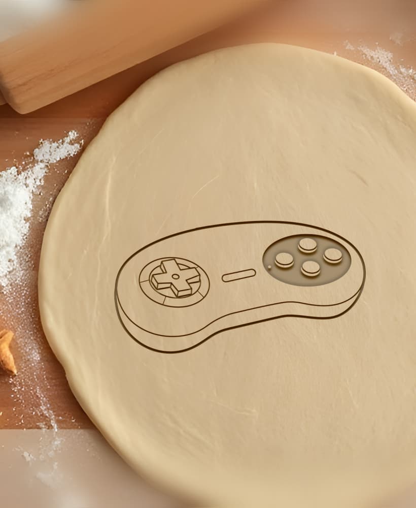 Sega Consol Cookie Cutter, Biscuit Cutter 3d model