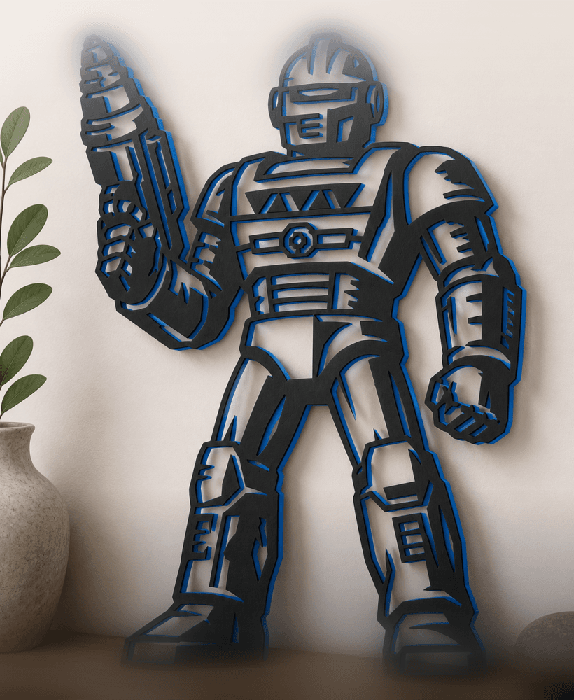 roboto-masters-universe WALL ART HOME DECOR 3d model