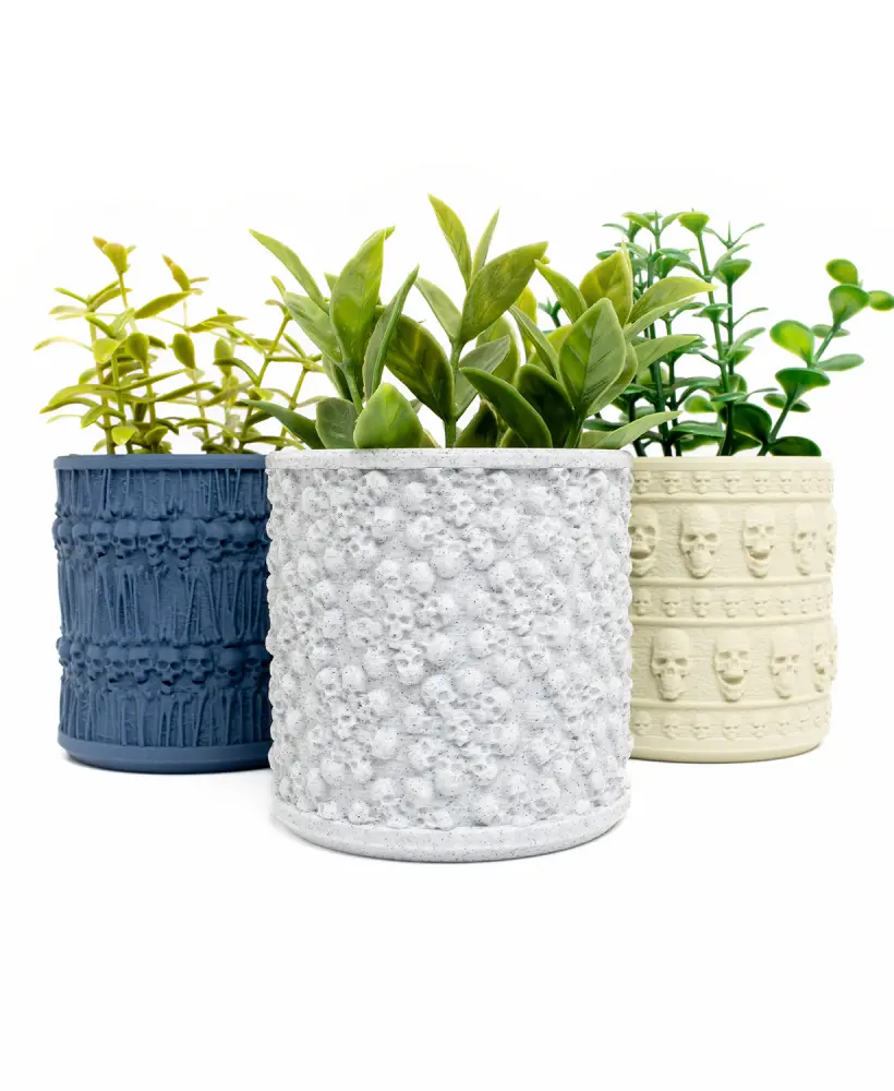 Skull Planters 3d model