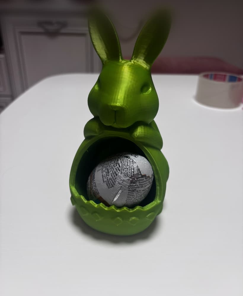 Easter bunny egg holder 3d model