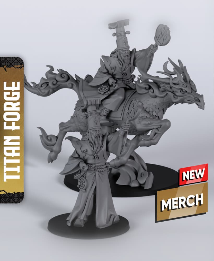 Astronomancer - With Free Dragon Warhammer - 5e DnD Inspired for RPG and Wargamers 3d model