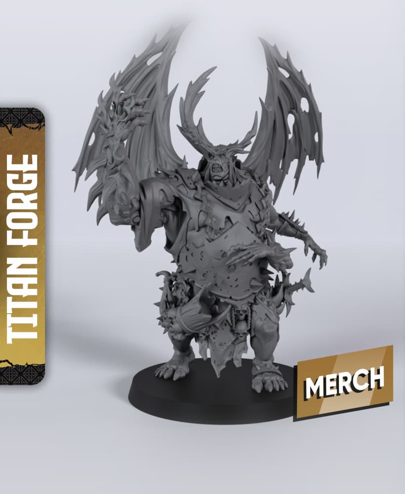 Exalted Herald - With Free Dragon - 5e DnD Inspired for RPG and Wargamers 3d model