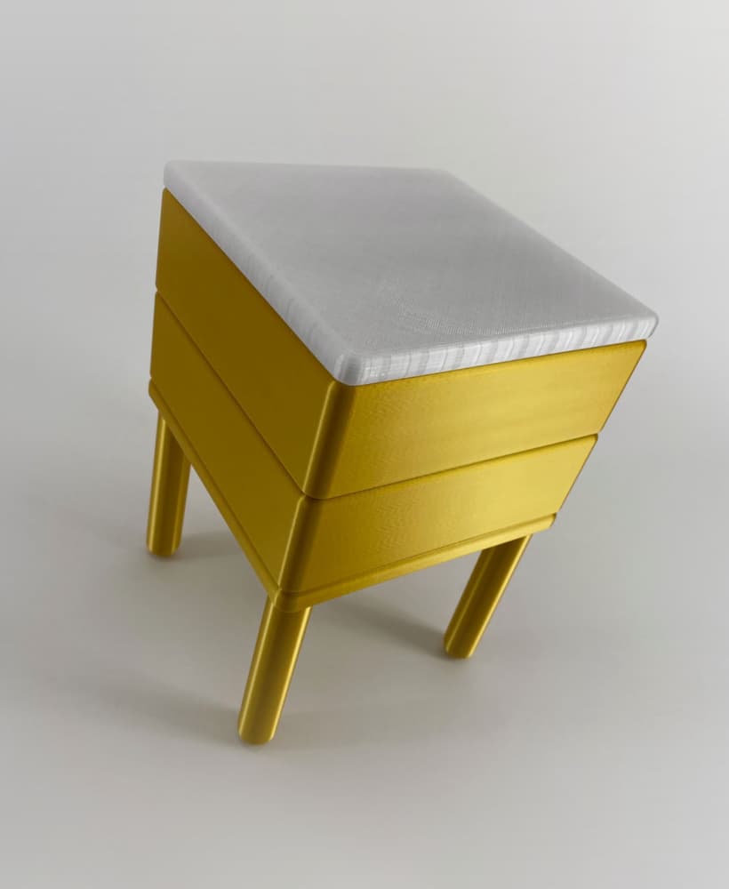 Jewelry Box Tea Box Makeup Organizer Container Bin 3d model