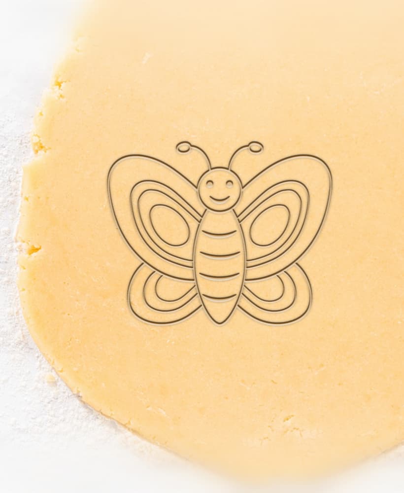 Butterfly Cookie Cutter, Biscuit Cutter 3d model