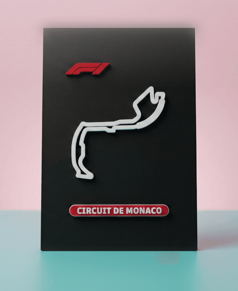 Monaco Formula 1 Track Lightbox 3d model